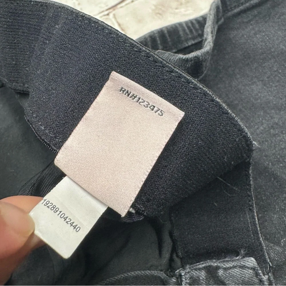 Juicy Couture plus Sz 16 black ankle crop jeans pants - Picture 6 of 10